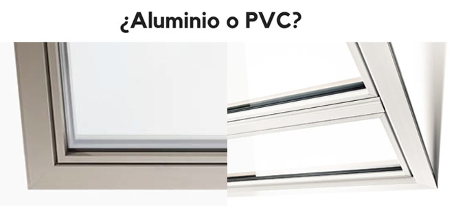 Ventanas de aluminio o PVC
